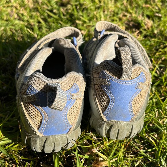 Merrell Kids 10 Silver Blue Mary Jane Waterproof Shoes - Picture 5 of 7